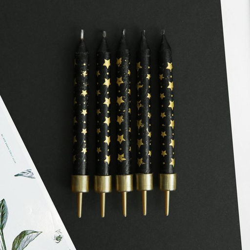 Свечи в торт Birthday party, 6 шт - Страна карнавалия фото 2