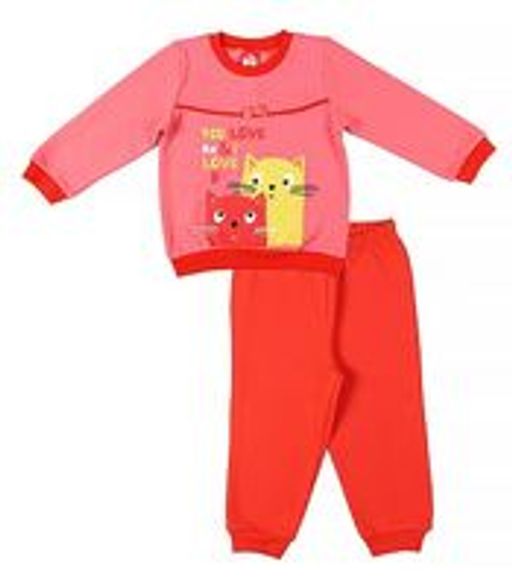 CRB wear/CAB 5246 Пижама для девочки, коралловый/Ex.Cherubino