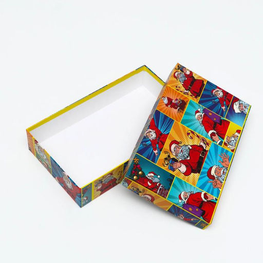 Набор коробок 4 в 1 Рop-art новогодний 1, 30 х 20 х 8 - 24 х 14 х 5 см - UPAK LAND фото 7