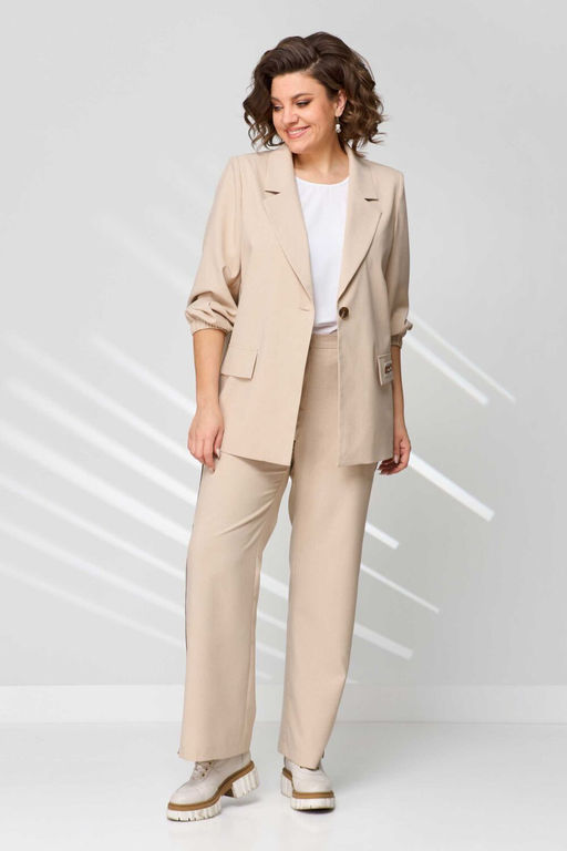 Костюм Асолия 1422 бежевый  фото 10
