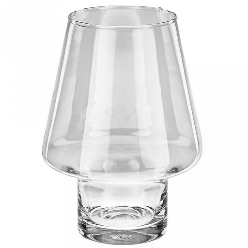 Ваза для цветов стеклянная "Гала" 1,3л, д17,8см, h24см, средняя (Россия)