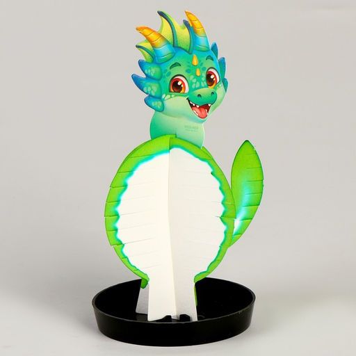 Набор для опытов Новогодние кристаллы, зелёный дракончик - Эврики фото 4