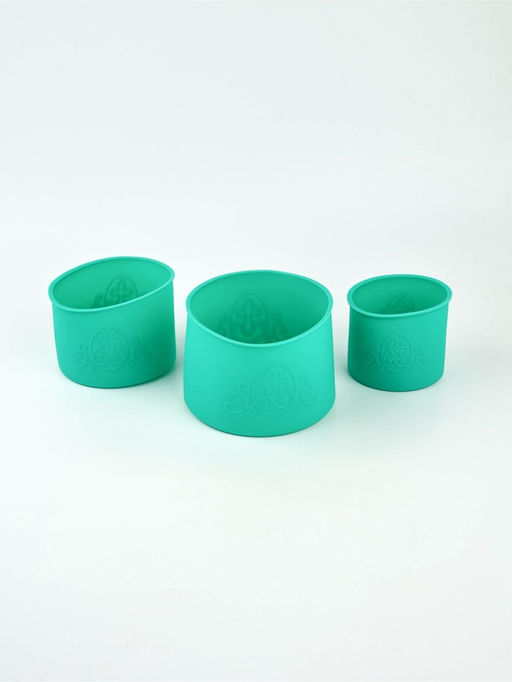 Силиконовая форма ХВ для кулича на Пасху, 3 шт.