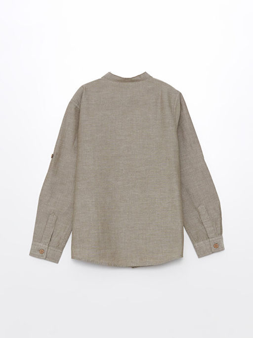 Hakim Yaka Uzun Kollu Erkek ?ocuk G?mlek - Waikiki фото 2