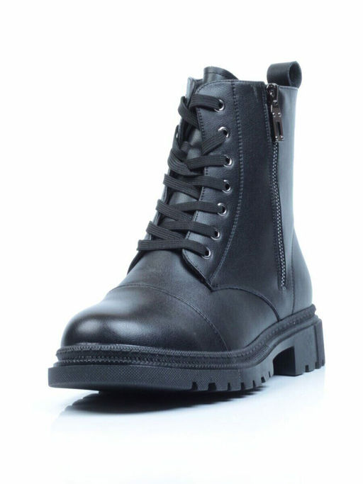 01-5257-1 BLACK Ботинки демисезонные (натуральная кожа, байка) - No name фото 6