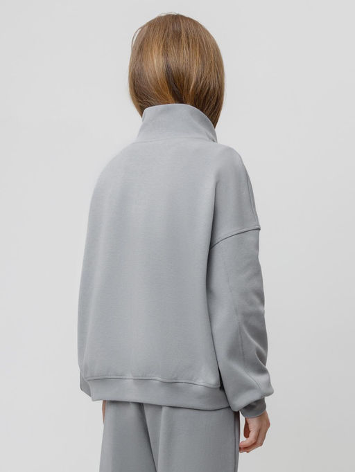 КР 302885/серый 3911 к655 жакет (бомбер) для дев