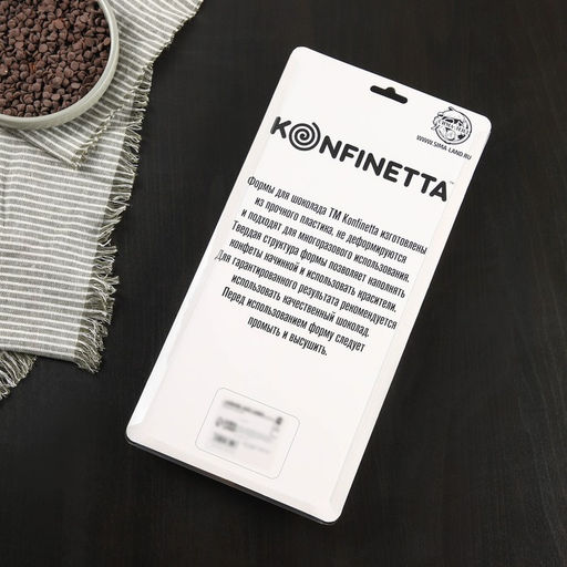Форма для конфет и шоколада KONFINETTA Полусфера, 27.5?13.5 см, 24 ячейки 3?3 см, прозрачная  фото 8
