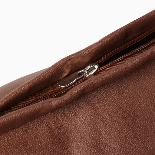 Наволочка декоративная Этель кожзам 45х45 см, коричневый  фото 8