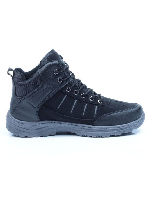 03-CRK6606-6 BLACK/GREY Ботинки зимние мужские - No name фото 10