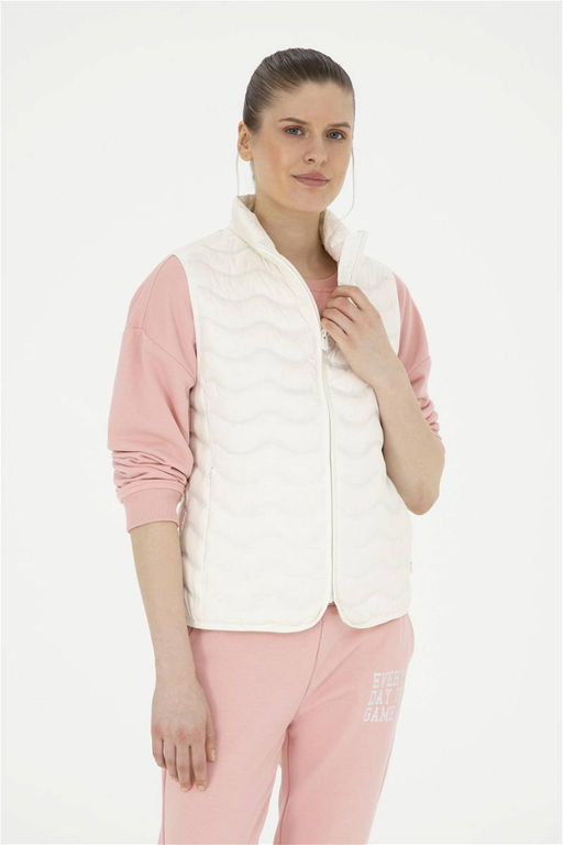 Женский жилет цвета экрю Неожиданная скидка в корзине - U.s. polo assn фото 3