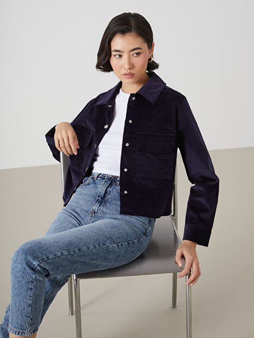 Kadife Kad?n G?mlek Ceket