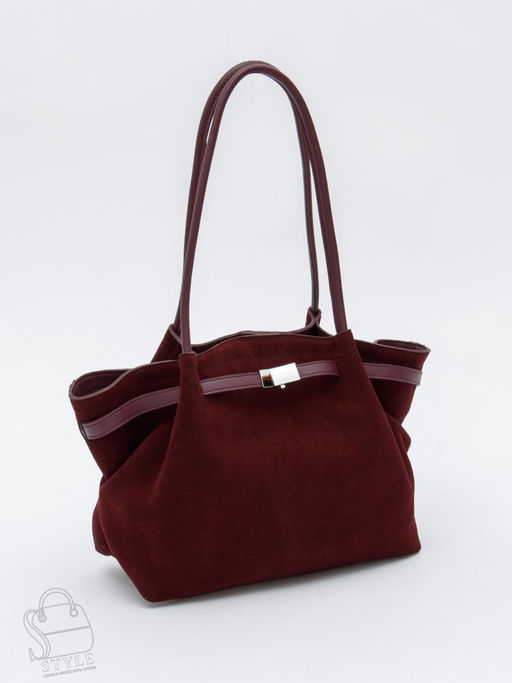 Сумка женская кожаная 990181NN wine red Natale Navetta