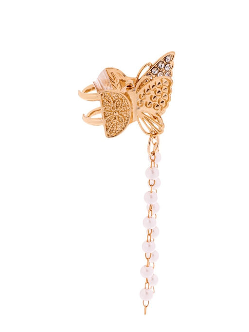 Цена за 6 шт. Крабик для волос «Милада», бусы, 2.5 см, золото