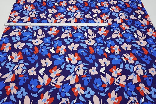 Штапель Лоретта цв.чернильно-васильковый, ш1.45м, вискоза-100%, 100гр/м.кв - Купава фото 12