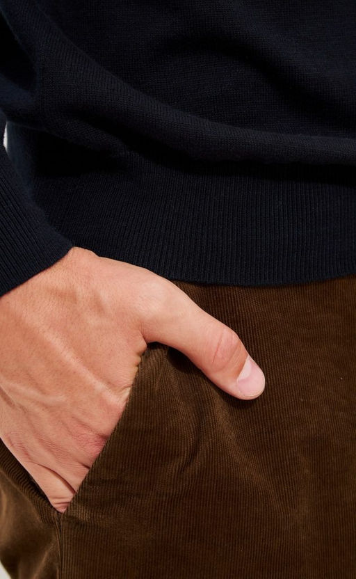 Джемпер мужской с воротом на молнии F321-15232 чёрно-серый - Fine joyce фото 7