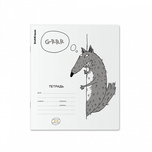 Цена за 160 шт. Тетрадь школьная ученическая ErichKrause Из-за угла, 24 листа, линейка (в плёнке по 10 шт.) фото 18