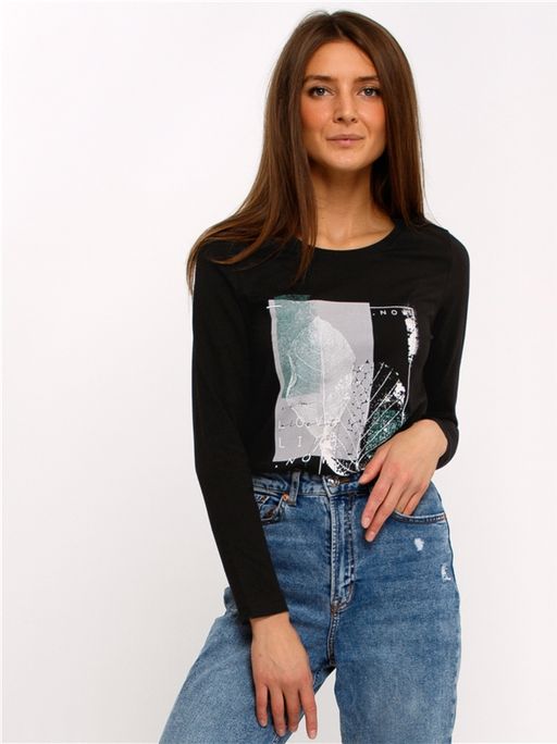 лонгслив 1ЖДЛД3870001 - Апрель фото 3