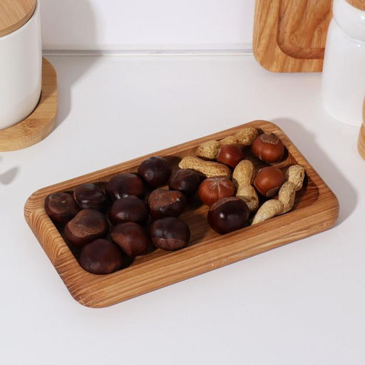 Менажница прямоугольная Дарим Красиво, дерево бук, 18×10 см, коричневая