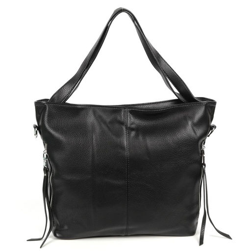 Женская сумка шоппер из эко кожи 2330 Блек - Cidirro фото 2