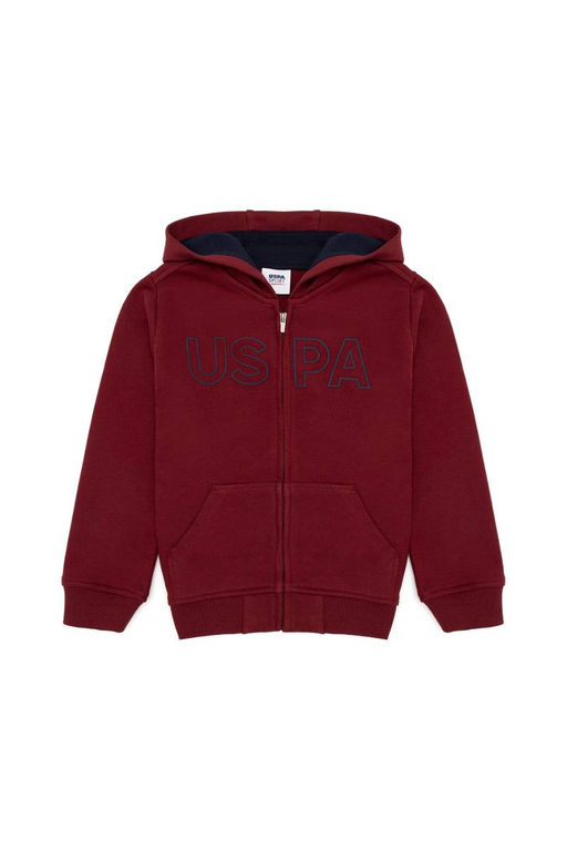 Толстовка с капюшоном для мальчиков Cherry Basic - U.s. polo assn фото 4