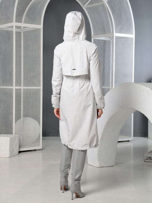 25132 Плащ св.серый - Dizzyway фото 2