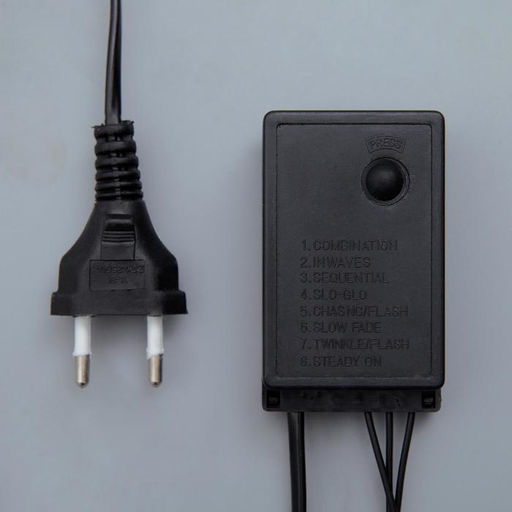 Гирлянда «Нить» 20 м, IP44, тёмная нить, 200 LED, свечение мульти, 8 режимов, 220 В - Luazon lighting фото 6