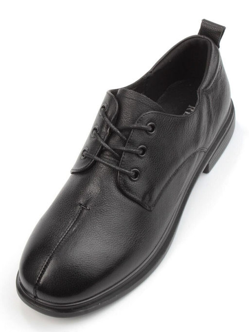 03-DCO47-1 BLACK Полуботинки женские (натуральная кожа)