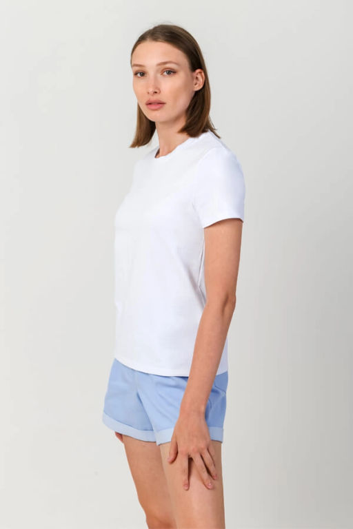 Футболка женская, цвет белый