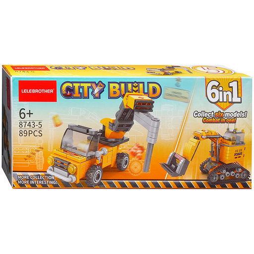 Конструктор "Строительная техника" в коробке