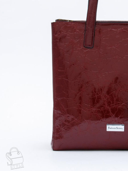 Сумка женская кожаная 91147SP wine red Velina Fabbaino-Safenta в Новосибирске
