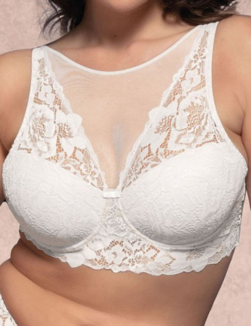 Бюст Star Top Bra tutto pizzo - bianco - Lormar фото 3