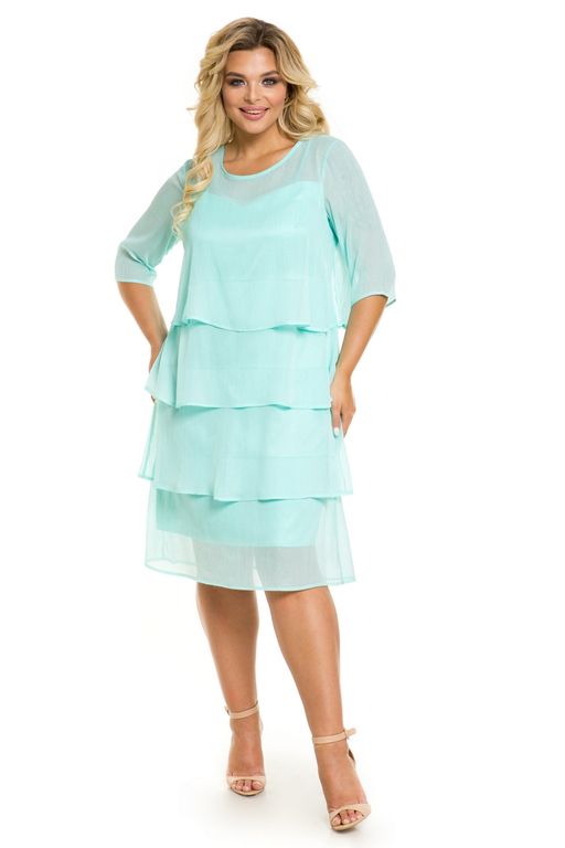 Платье 960 мятно-голубой - Novita фото 3