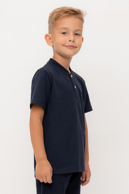 Crockid _ КР 302405-1/индиго к534 фуфайка (футболка) для мал  фото 3