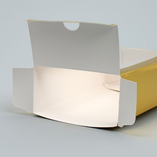 Цена за 5 шт. Коробка для макарун, кондитерская упаковка «Золотистая», 18 х 10.5 х 5.5 см