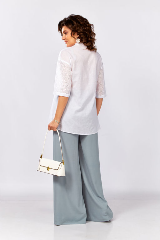 Костюм LADY SECRET 2998 серо-голубой + белый