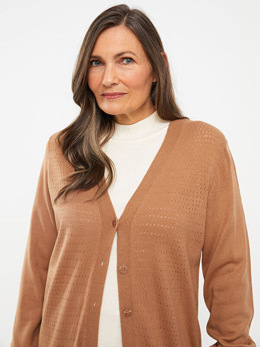 V Yaka Kad?n Triko H?rka