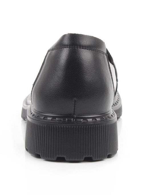 03-PDHL242-1 BLACK Лоферы женские (натуральная кожа)