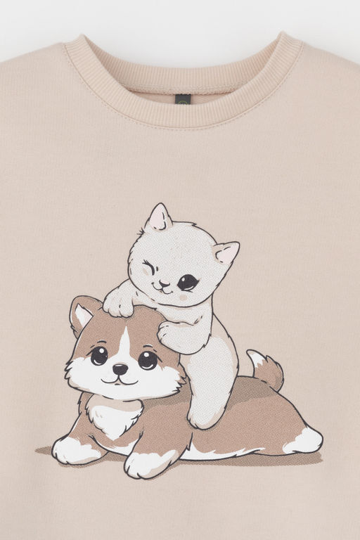 Платье для девочки бежевый - Crockid фото 7