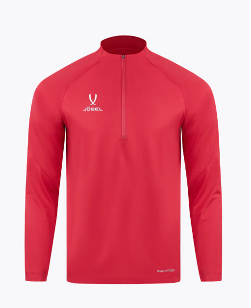 Джемпер ветрозащитный JOGEL PREMIER PerFormPROOF 1/4 Zip Wind Top, красный  фото 10