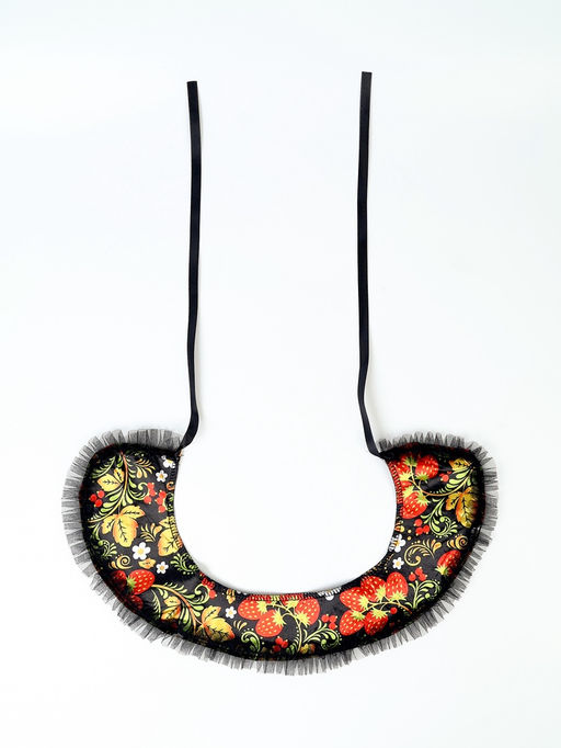 Карнавальный набор «Народная краса»: юбка р-р. 40-48, воротник, повязка, цвет чёрный