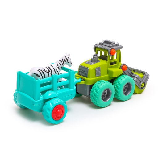 Экскаватор инерционный Майк, с прицепом, МИКС - Simaland фото 3