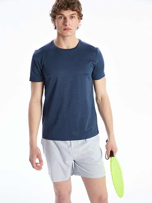 Bisiklet Yaka K?sa Kollu Erkek Spor Ti??rt