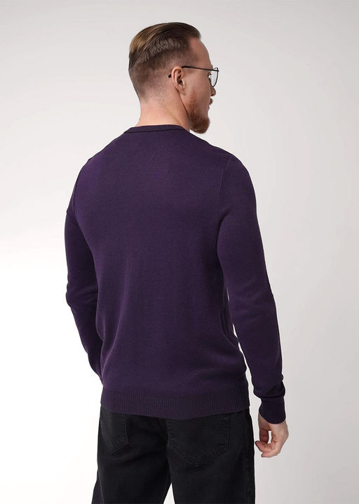 CLE Джемпер муж. 654350ха т.фиолетовый - Clever wear фото 5