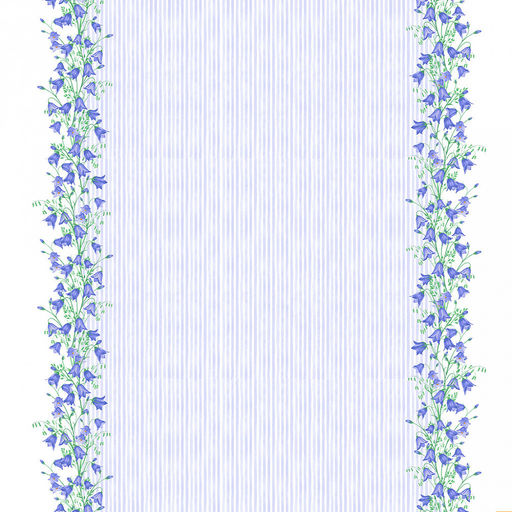 "Колокольчики" Скатерть 240х145см, длина стола до 200см, на 10-12 персон, хлопок "Премиум" 186г/м2, "Домашняя мода" (Россия)