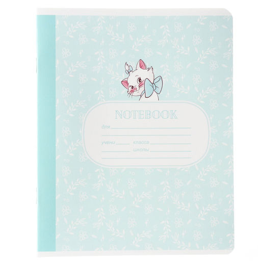 Цена за 20 шт. Тетрадь в линейку 18 листов, 5 видов МИКС, обложка мелованный картон, «Коты аристократы»