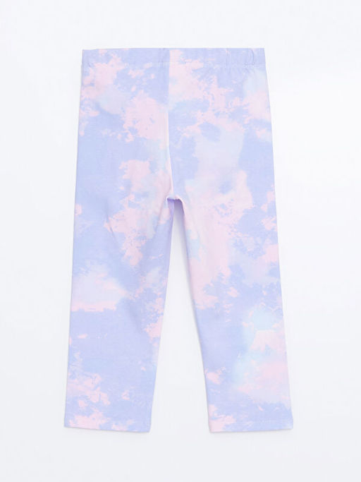 Beli Lastikli Batik Desenli K?z ?ocuk Tayt - Waikiki фото 3