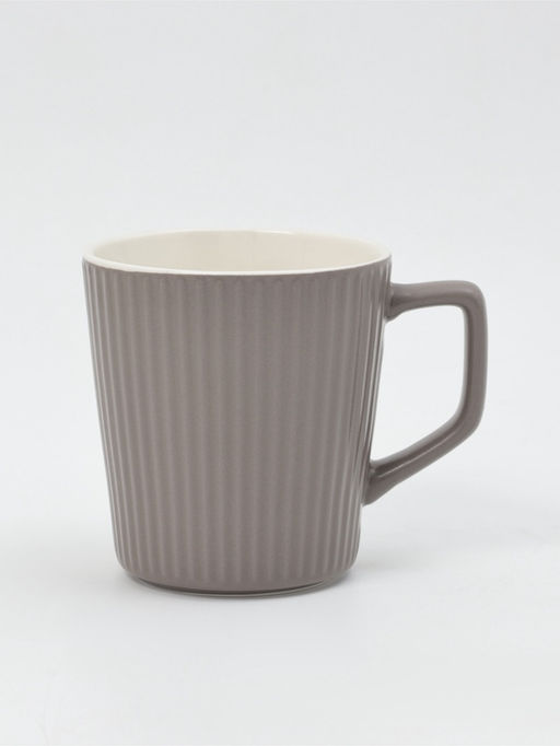 Кружки Loft, набор 4 шт., 360 мл, 12×9×10 см, фарфор, серые