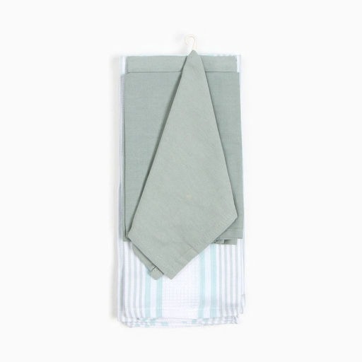 Кухонный набор «Этель» МИКС: полотенце 42×67 см - 2 шт., салфетка 40×40 см - 3 шт., 100% хлопок