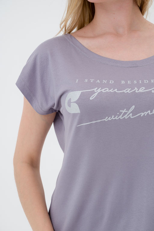 Футболка женская из вискозы Лирика пудра Call me angel - Амадэль фото 5