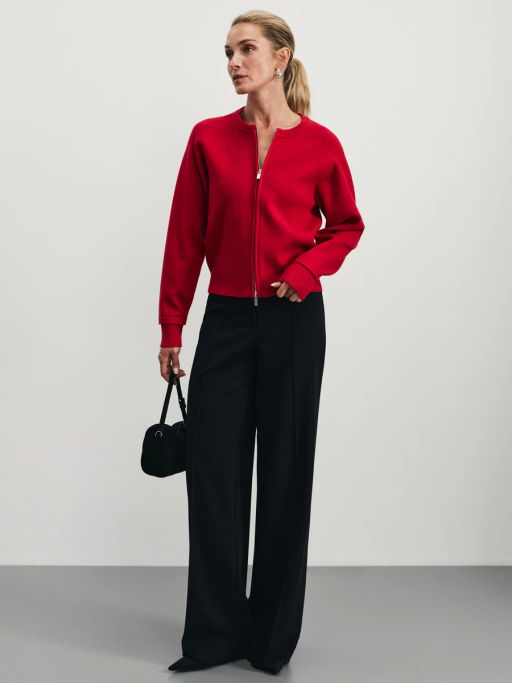 Кардиган на молнии из вискозы / Zarina  фото 2